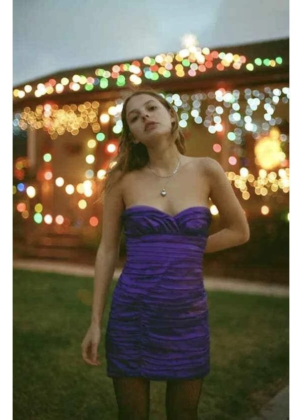 Фиолетовое платье Zara