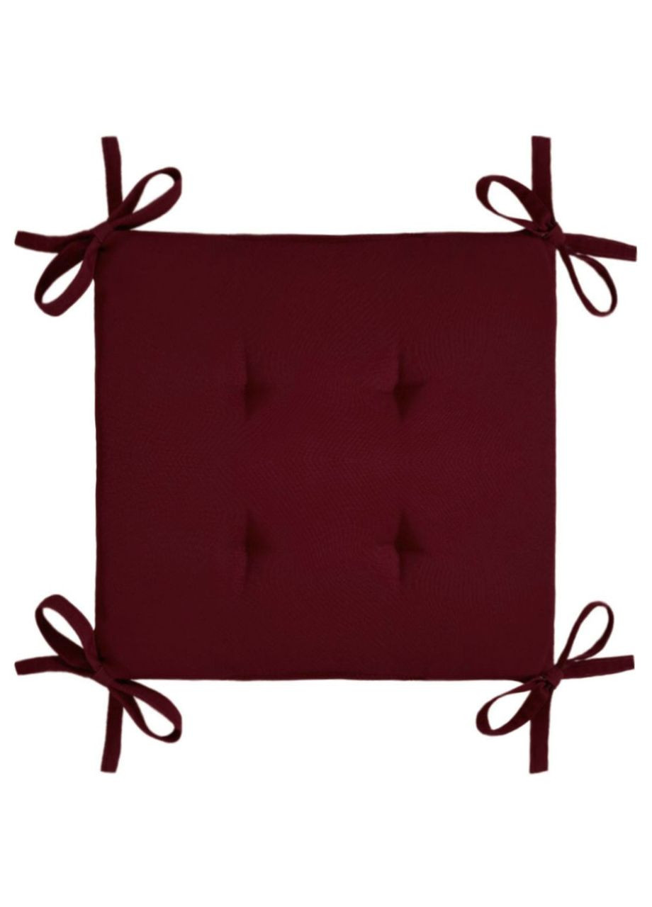 Подушка для стільця та крісла см бордовий No Brand (324832715)