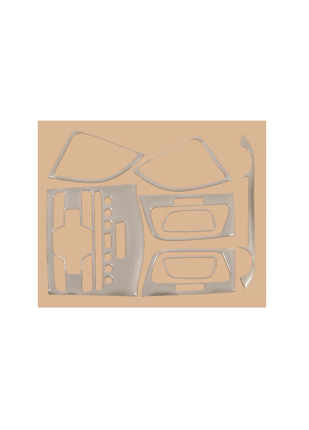 Декор на панель Карбон для Honda CRV 2012-2016 рр Meric (392213604)