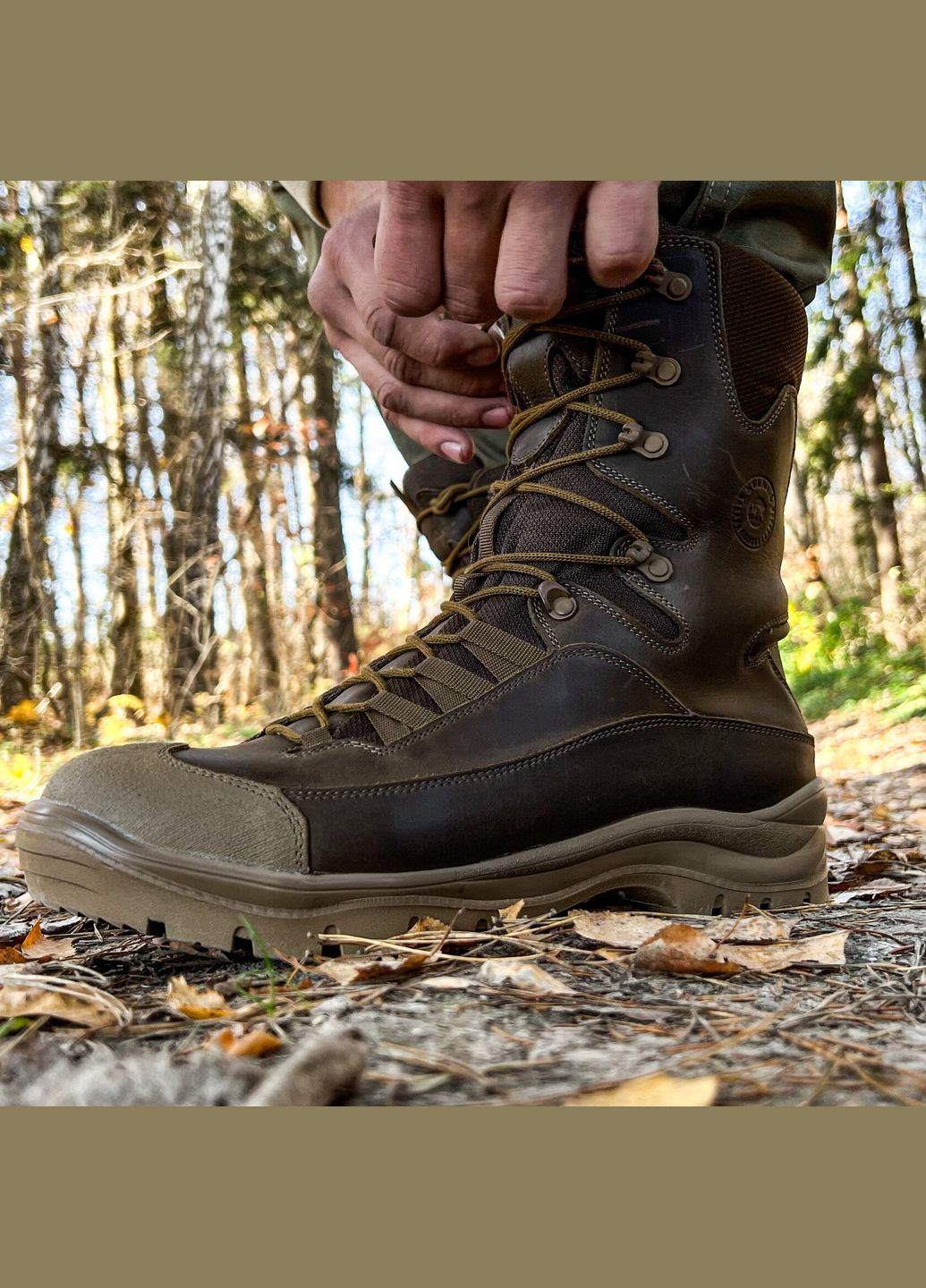 Берці Демісезонні Тактичні Чоловічі. 36-47р Коричневі. Для важких погодних умов! STDM-1015 No Brand (301138757)