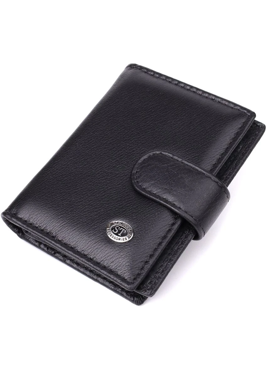 Компактный мужской бумажник вертикального формата из натуральной кожи 23095 st leather (329444694)