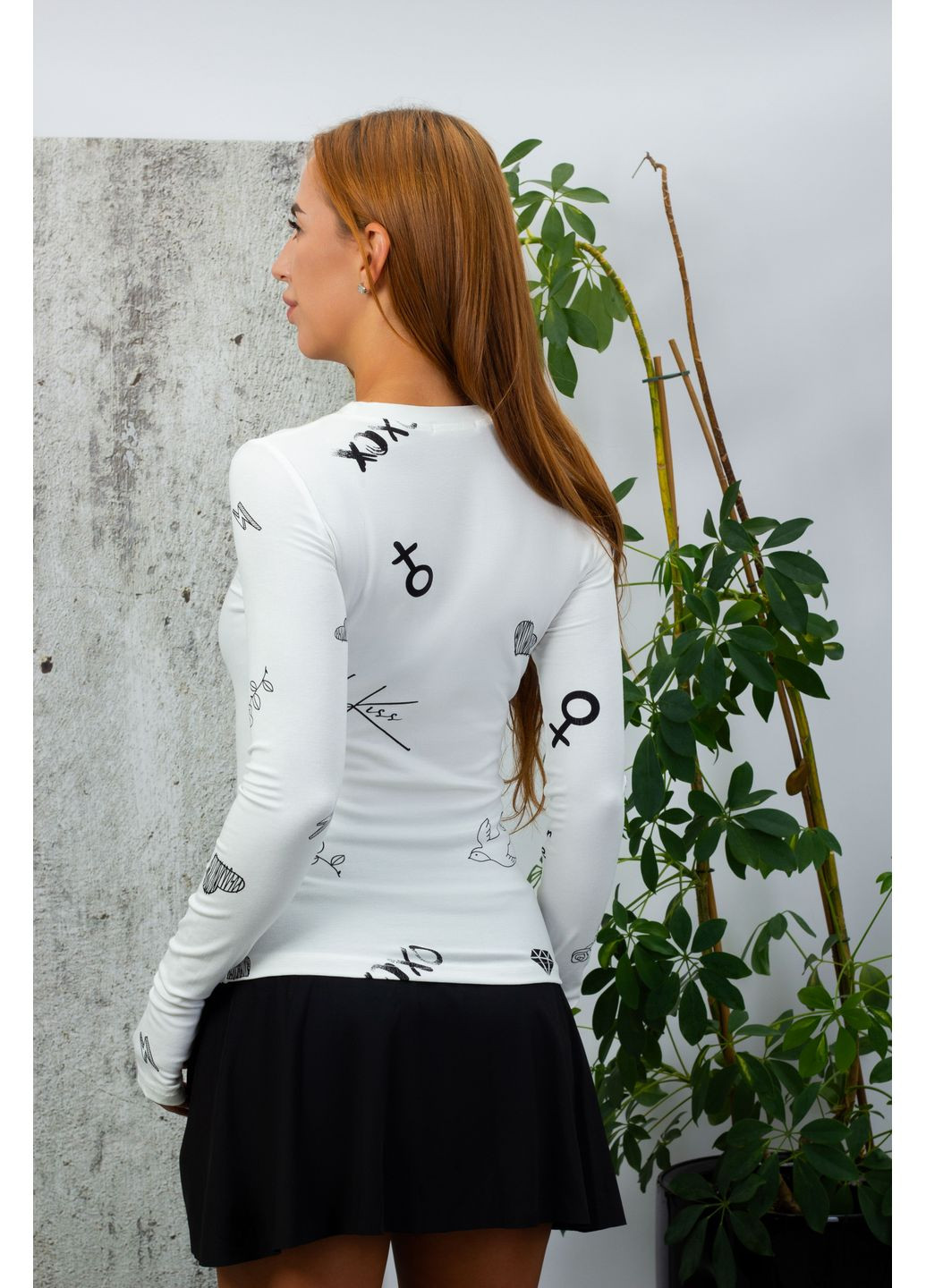 Лонгслів жіночий MT47 білий 346458 NaNa (356454765)