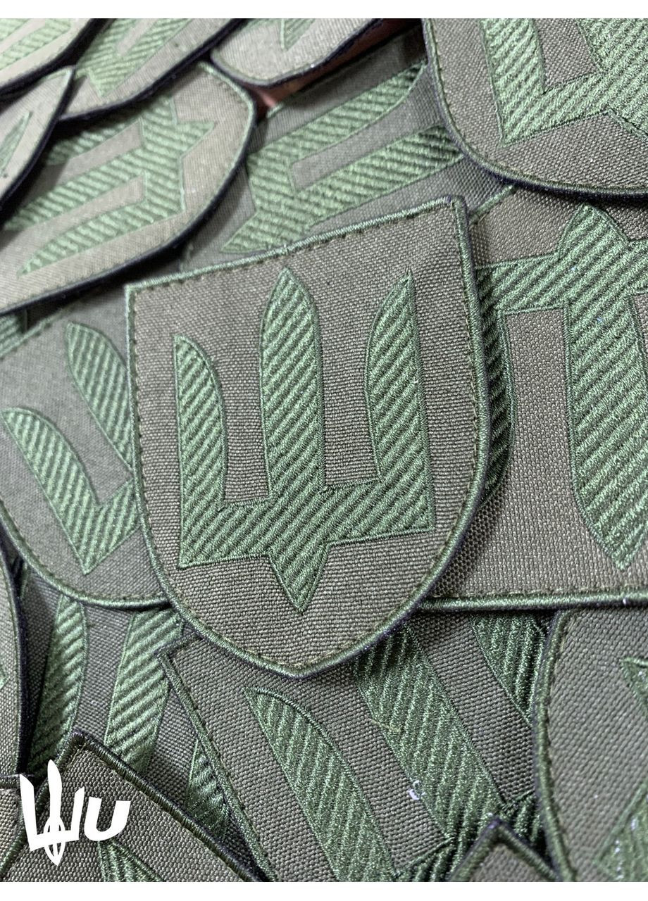 Шеврон Сухопутные войска олива (Форма щит. На липучке) Размер 8x7см No Brand (369924794)