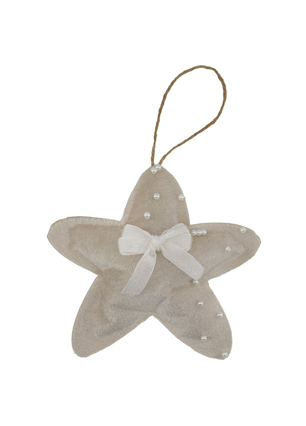 Украшение новогоднее Мягкая игрушка Звездочка №1 15x15x3 см MIS LT (365628115)