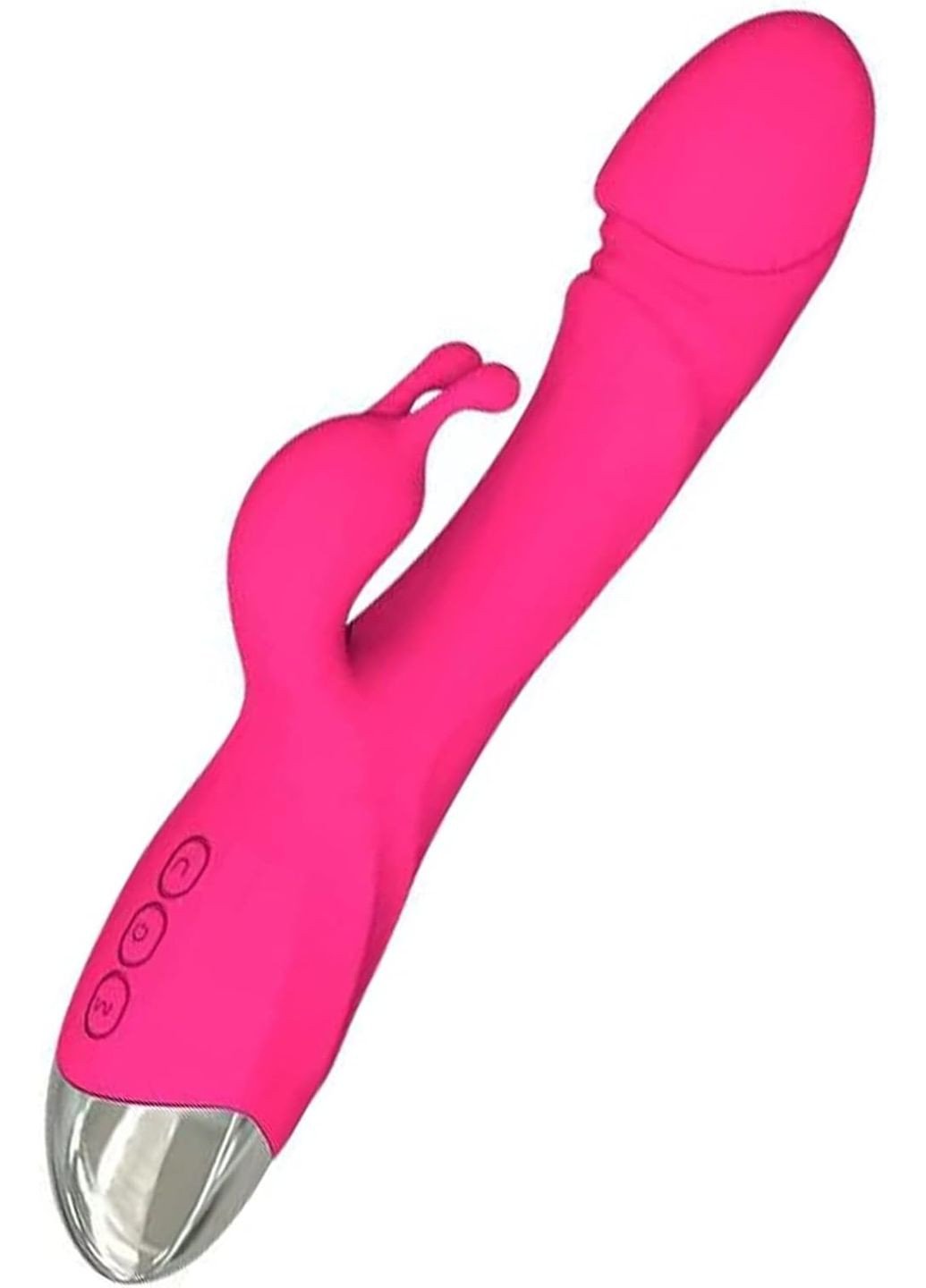 Вібратор-кролик з вусиками YLL Рожевий Клиторний 10 вібрацій 3 швидкості Unbranded (316223622)