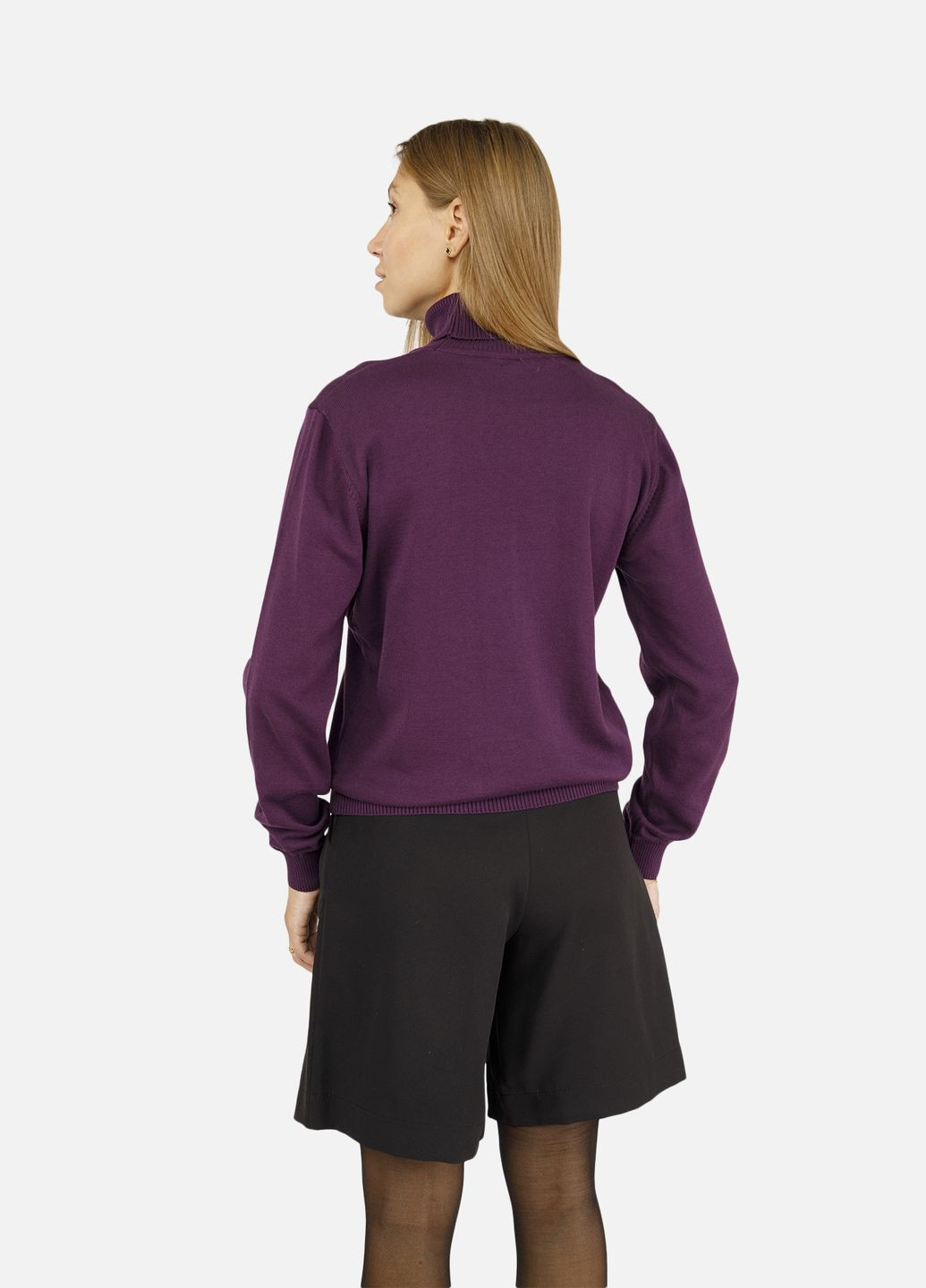 Жіночий гольф колір баклажановий CB-00255880 Yuki (314910945)