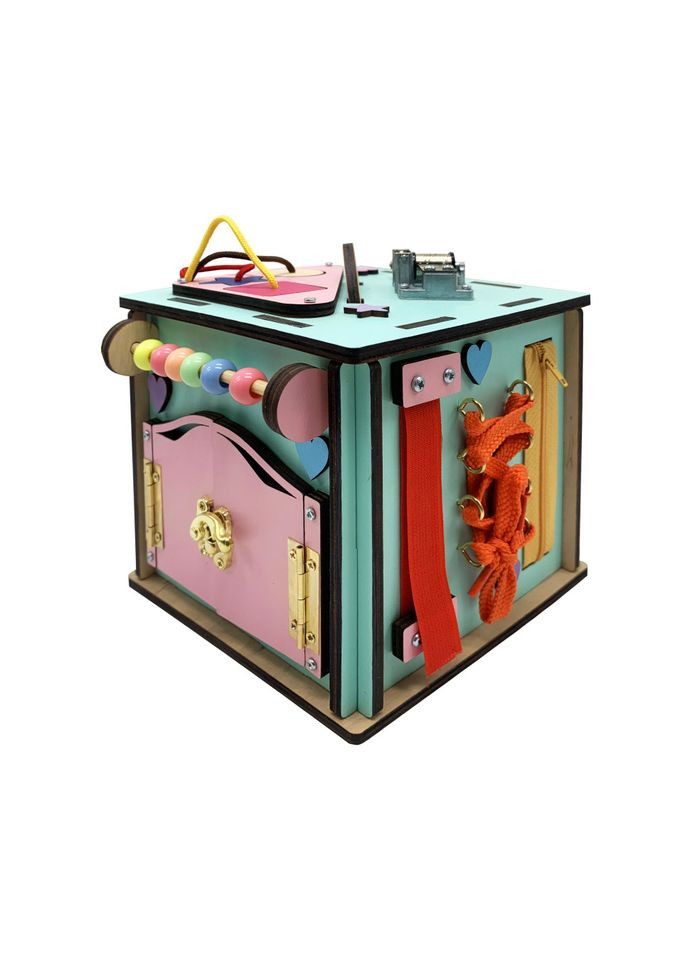 Развивающая игрушка Бизикуб Temple Group TG286478 15х15х15 см No Brand (333939053)