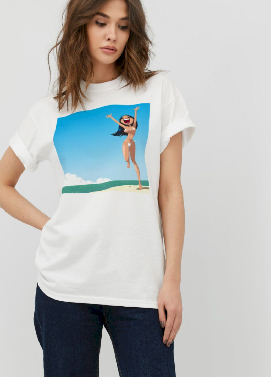 Футболка Oversize YAPPI - (201487215)