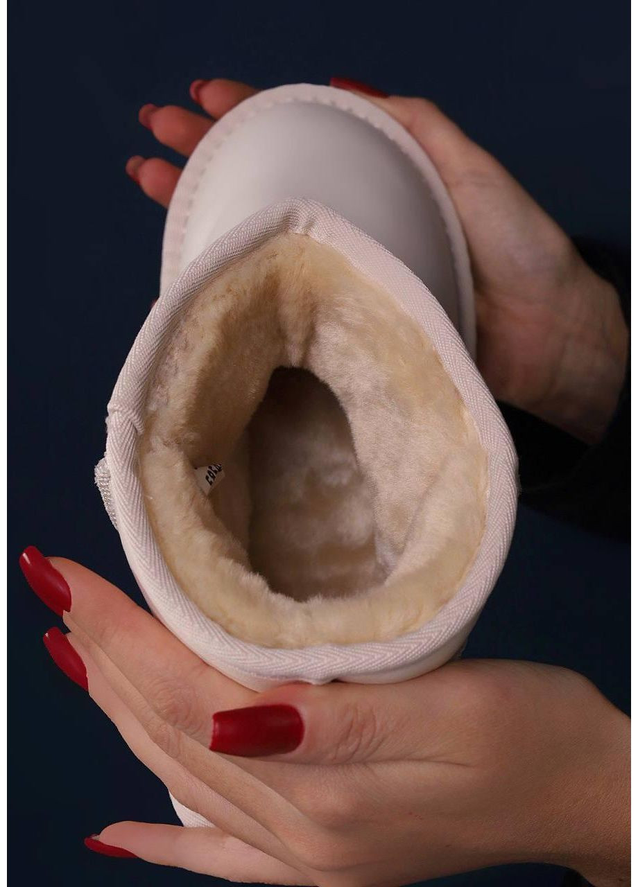 Угги женские зимние бежевые No Brand Уггі жіночі зимові (367082466)