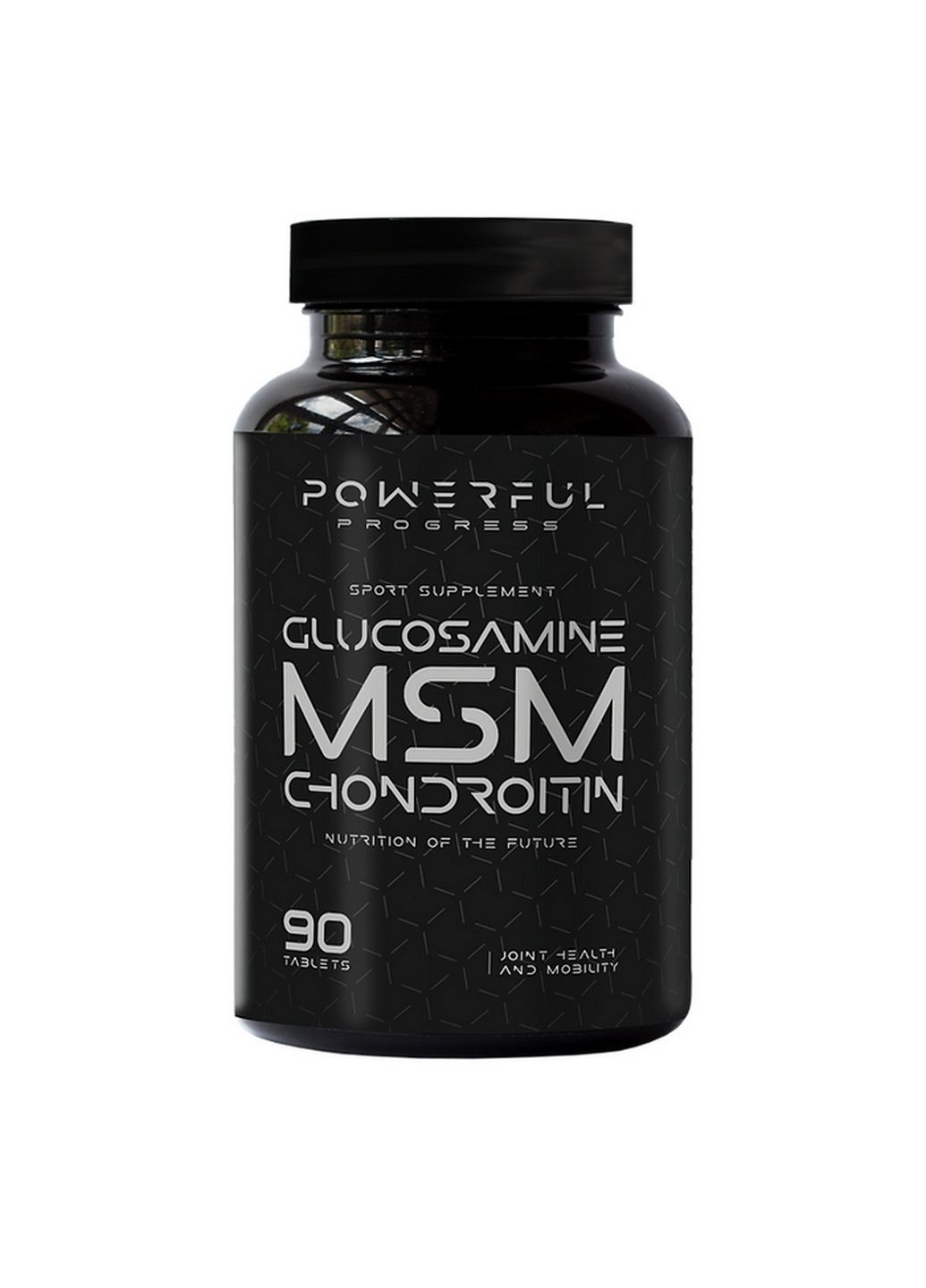 Препарат для суглобів та зв'язок Glucosamine Chondroitin MSM, 90 таблеток Powerful Progress (293418176)