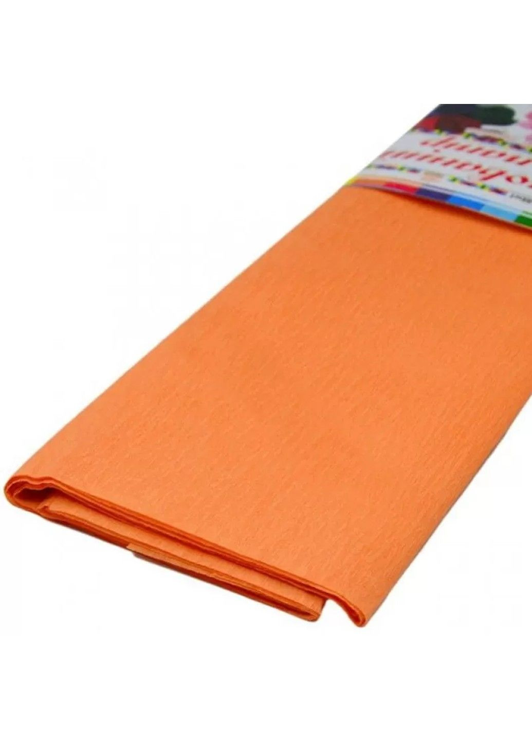 Гофрированная бумага " Оранжевый "50*200 см 26г/м2 жатка креп гофра Krepina креповая бумага No Brand (334342548)