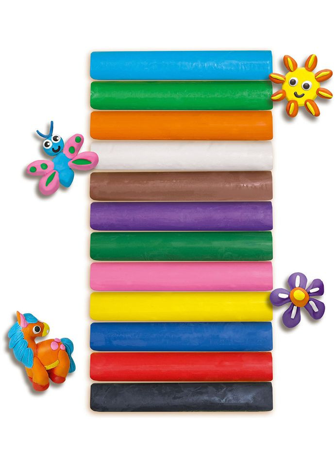 Пластилин Веселая лепка, 12 цветов () Ses Creative 00406S (331860744)