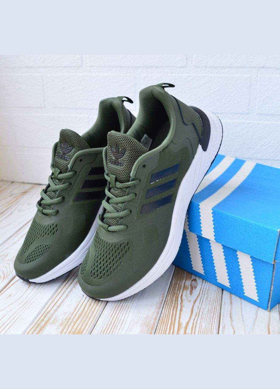 Оливковые (хаки) всесезонные кроссовки Vakko