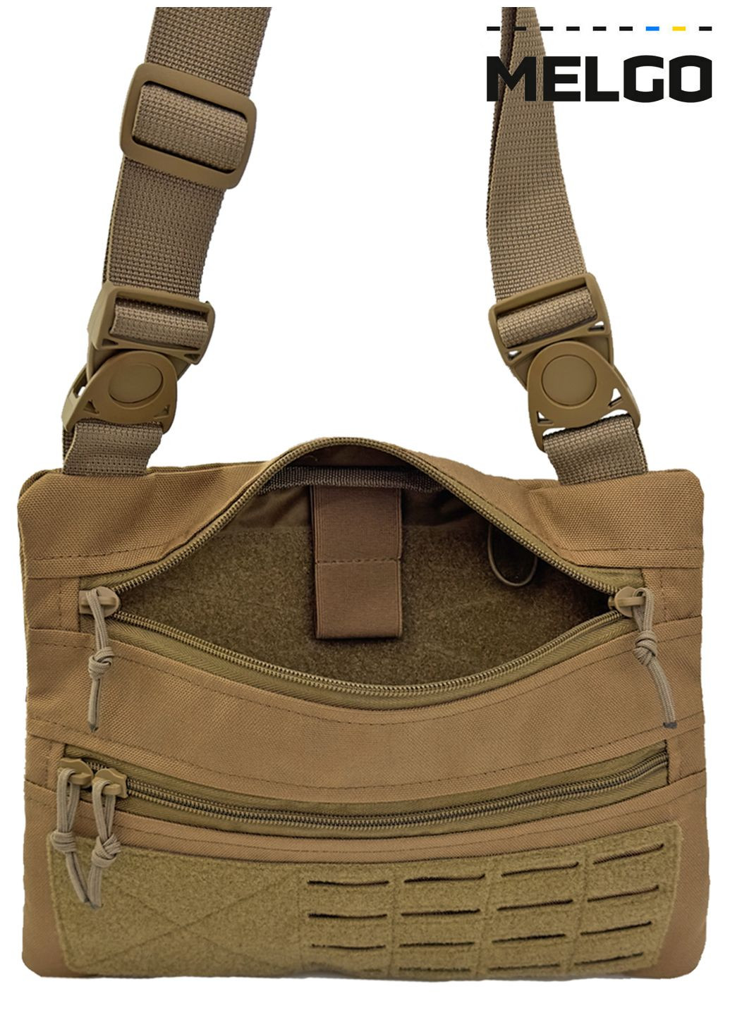 Тактична однолямкова сумка через плече Полікордура Melgo (361205525)