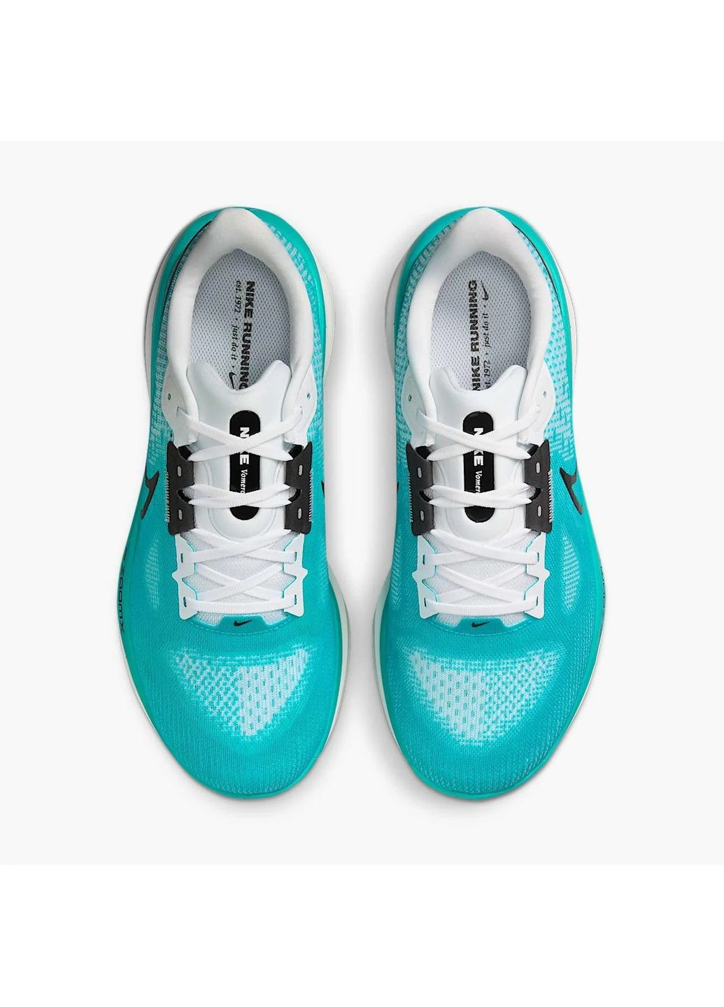 Бирюзовые кроссовки мужские air zoom vomero 17 turquoise Nike
