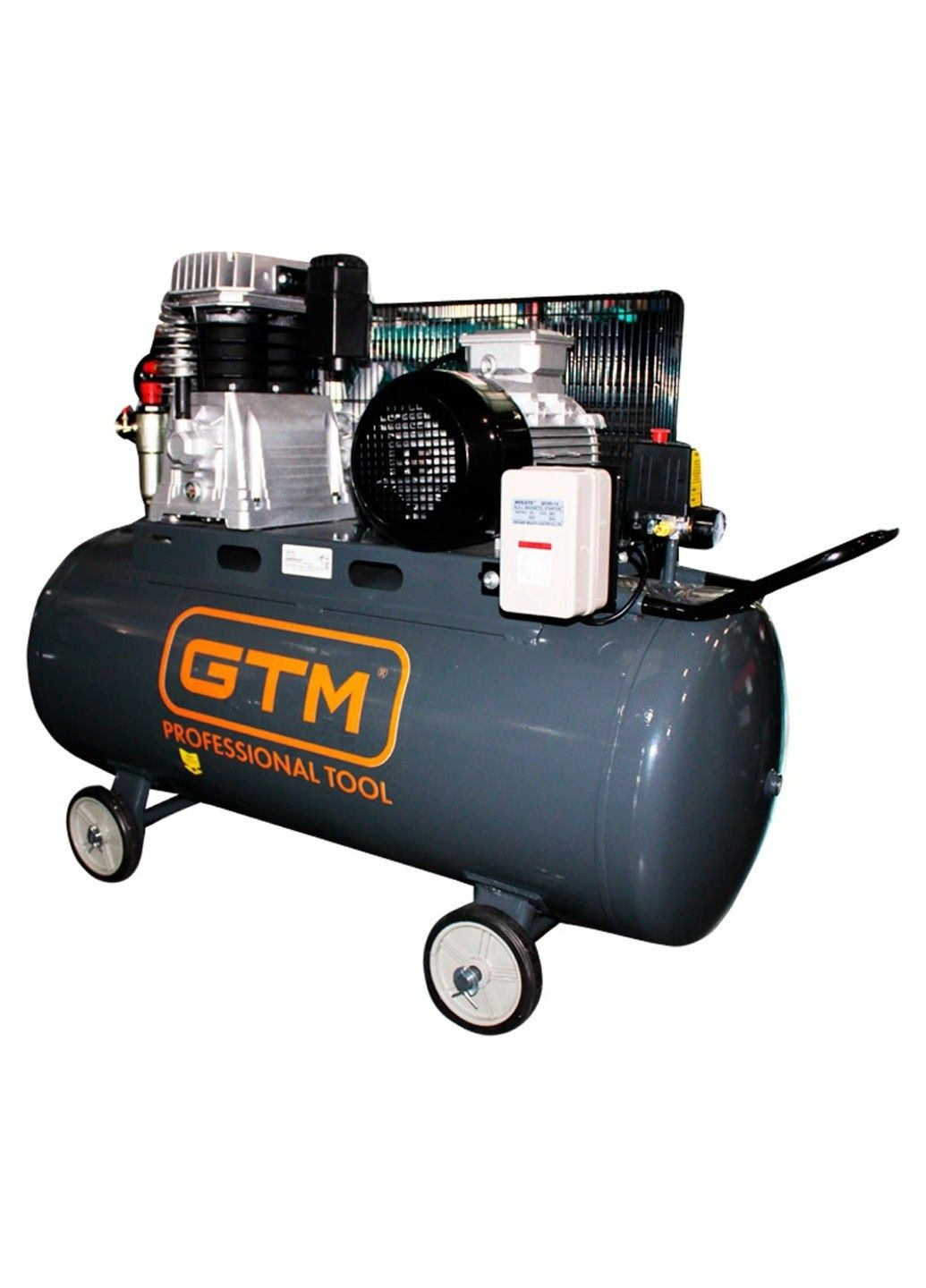 Компрессор высокого давления ременной KCH2090-200L (200 л, 600 л/мин, 4 кВт, 380-400 В) GTM (290851989)