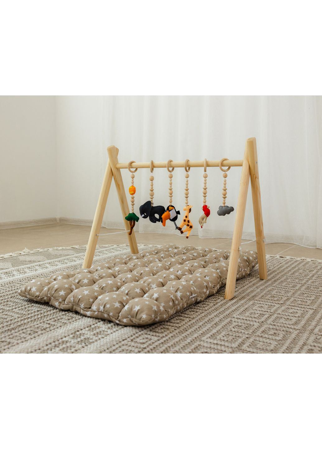 Мобиль детский, напольный XRMASTER Сафари с матрасиком Ловец снов No Brand (350313821)