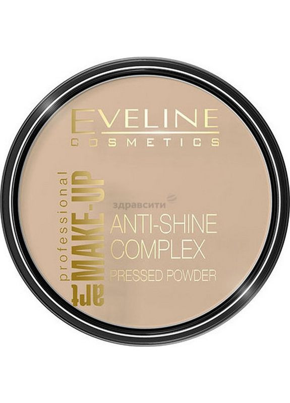 Пудра для лица матирующая с шелком ANTI-SHINE COMPLEX TRANSPARENT 31 4468 Eveline Cosmetics (340110481)