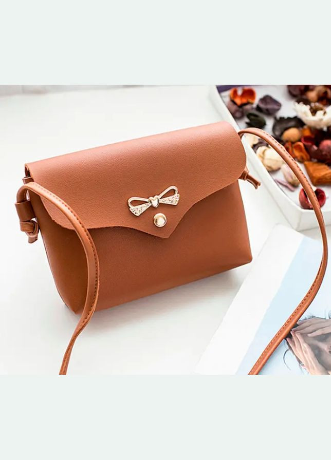 Сумка, клатч женский, стильный. Коричневый No Brand (316259950)