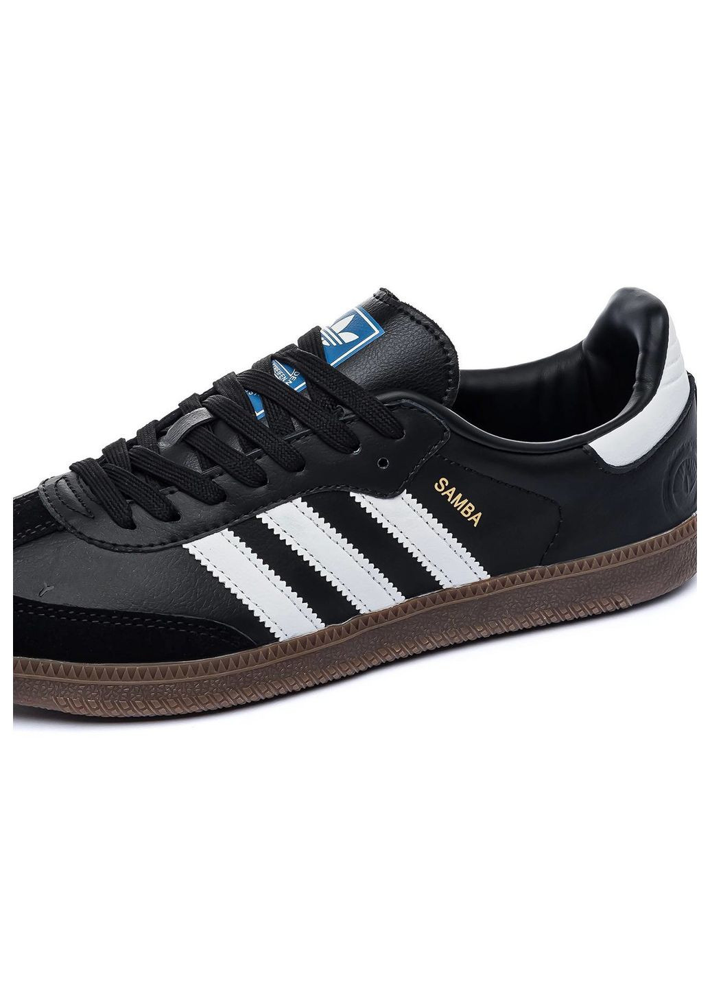 Чорні кросівки чоловічі og black, вьетнам adidas Samba