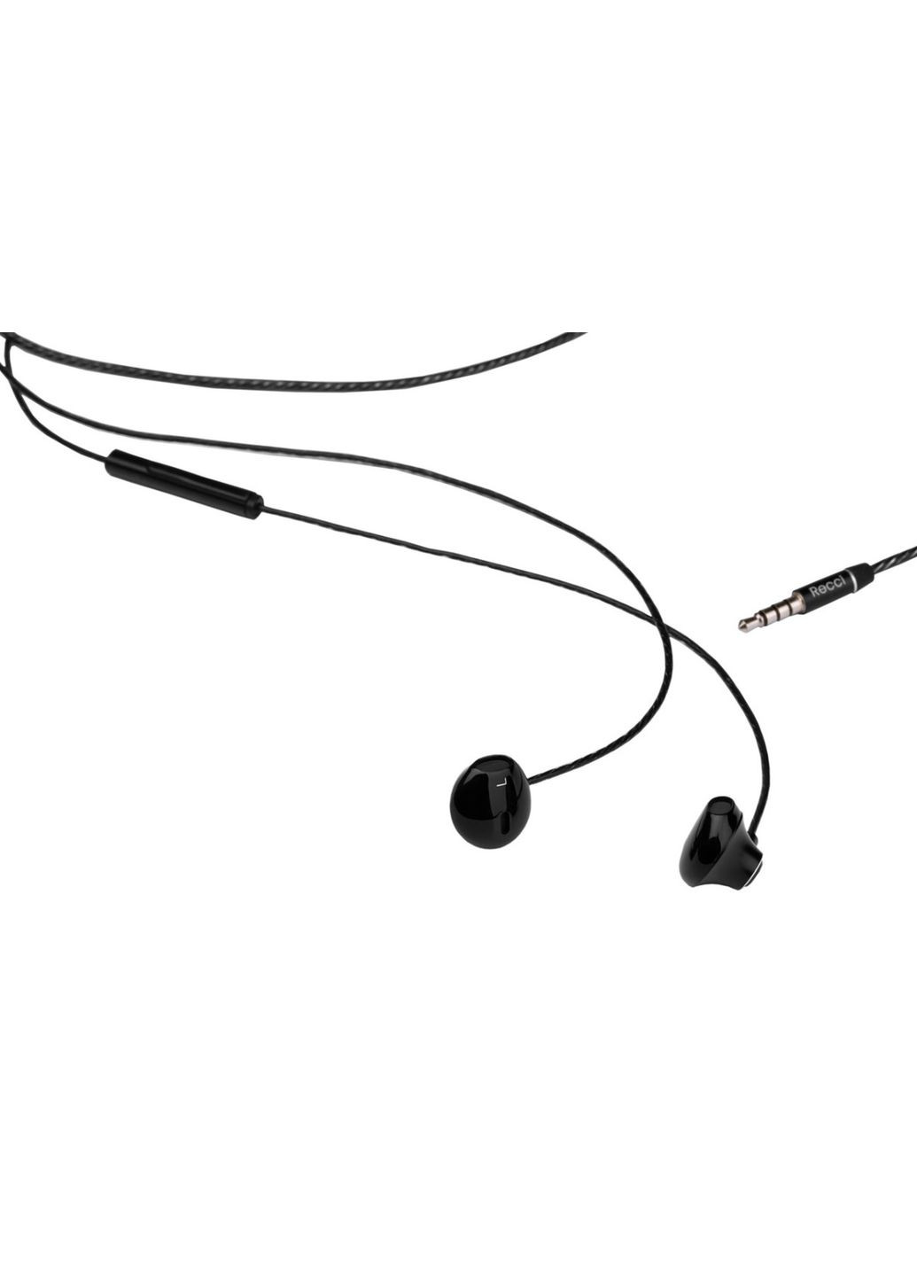 Вакуумные наушники Listener REW-E01 Black CC100041 Recci (364109464)