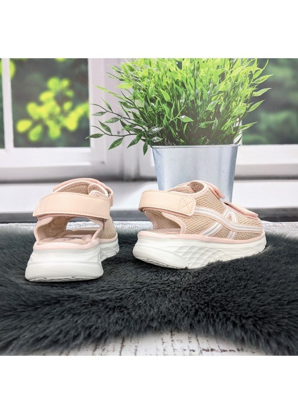 Босоніжки дитячі для дівчинки текстильні Jong Golf (335206317)