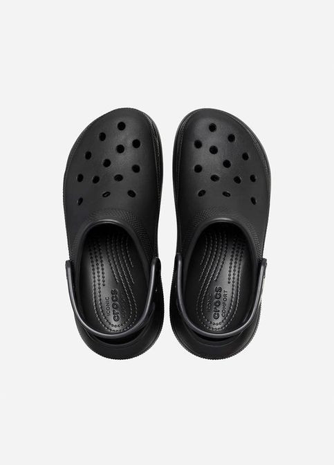 Черные classic crush black w6 Crocs