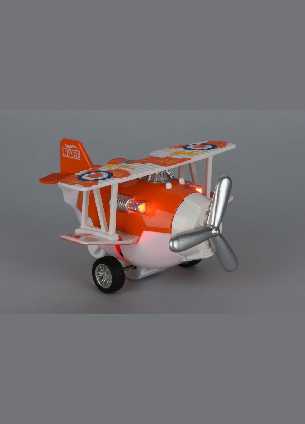 Самолет Aircraft, со светом и музыкой, оранжевый () Same Toy SY8012Ut-1 (336492449)