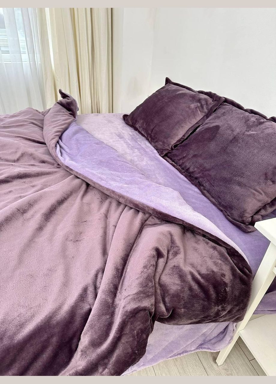 Постельное белье Семейный 160х215 наволочка 70х70 2шт (П4-al-plush-bavovna-004-04) No Brand (316230529)