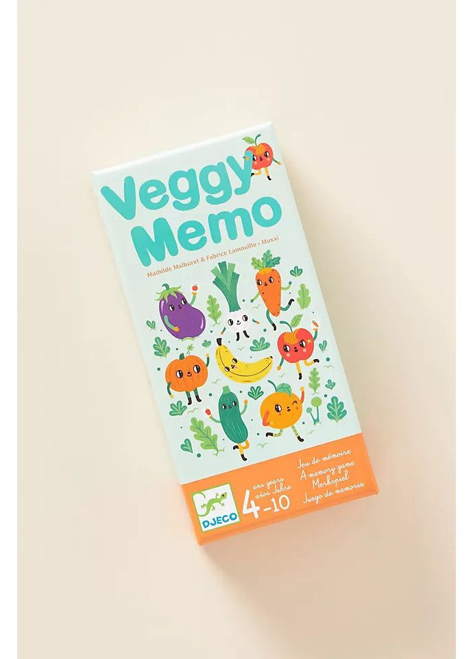 Настільна гра Veggy memo Вегетаріанське мемо DJ08528 Djeco (362314256)