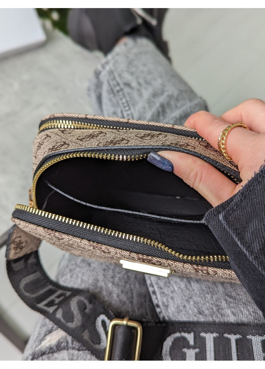 Сумка жіноча бежевий крос-боді No Brand (369935818)