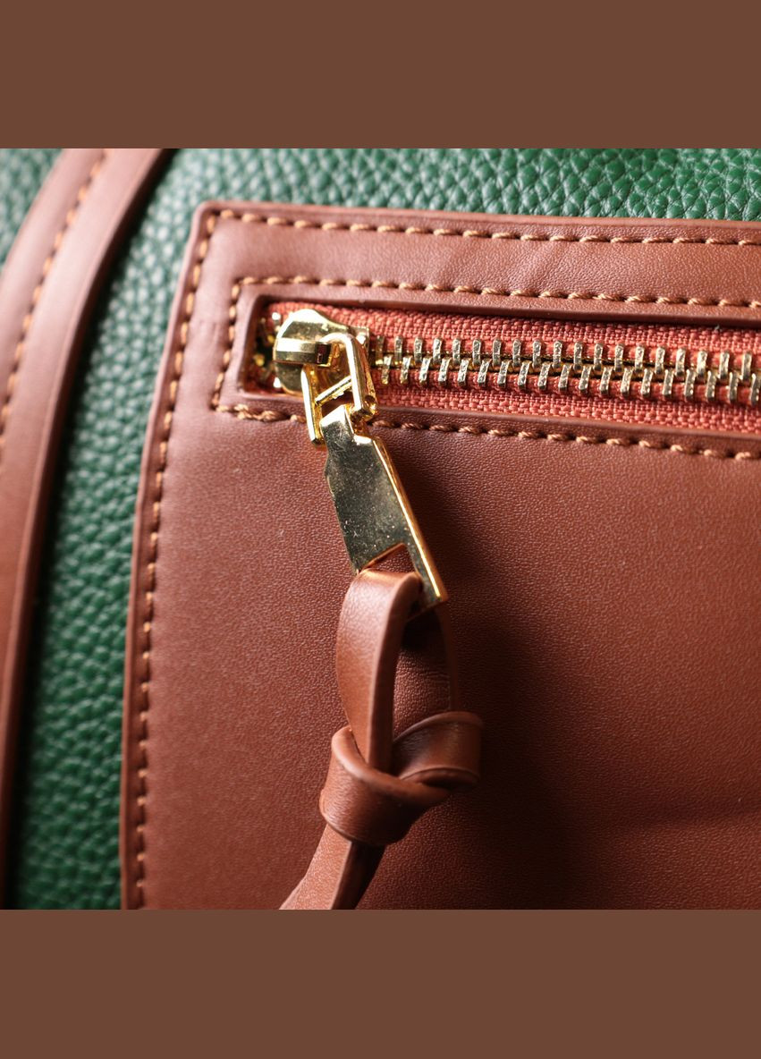 Сумка жіноча через плече шкіряна 22302 Зелений Vintage (302009365)