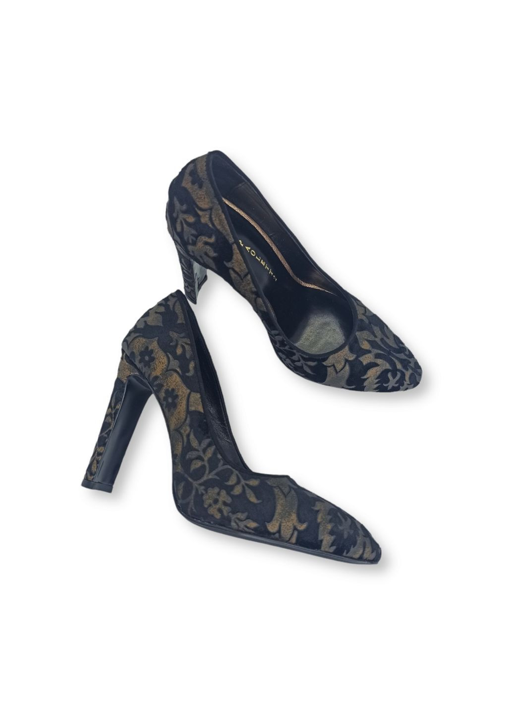 Paoletti Туфлі (р) Велюр 0-1-1-244-P-4060-1 чорний з, — (356505369)