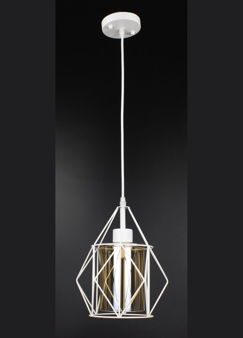 Люстра підвісна LOFT на 1 лампочку 27061 Білий 35-110х21х21 см. Sunnysky (364493701)