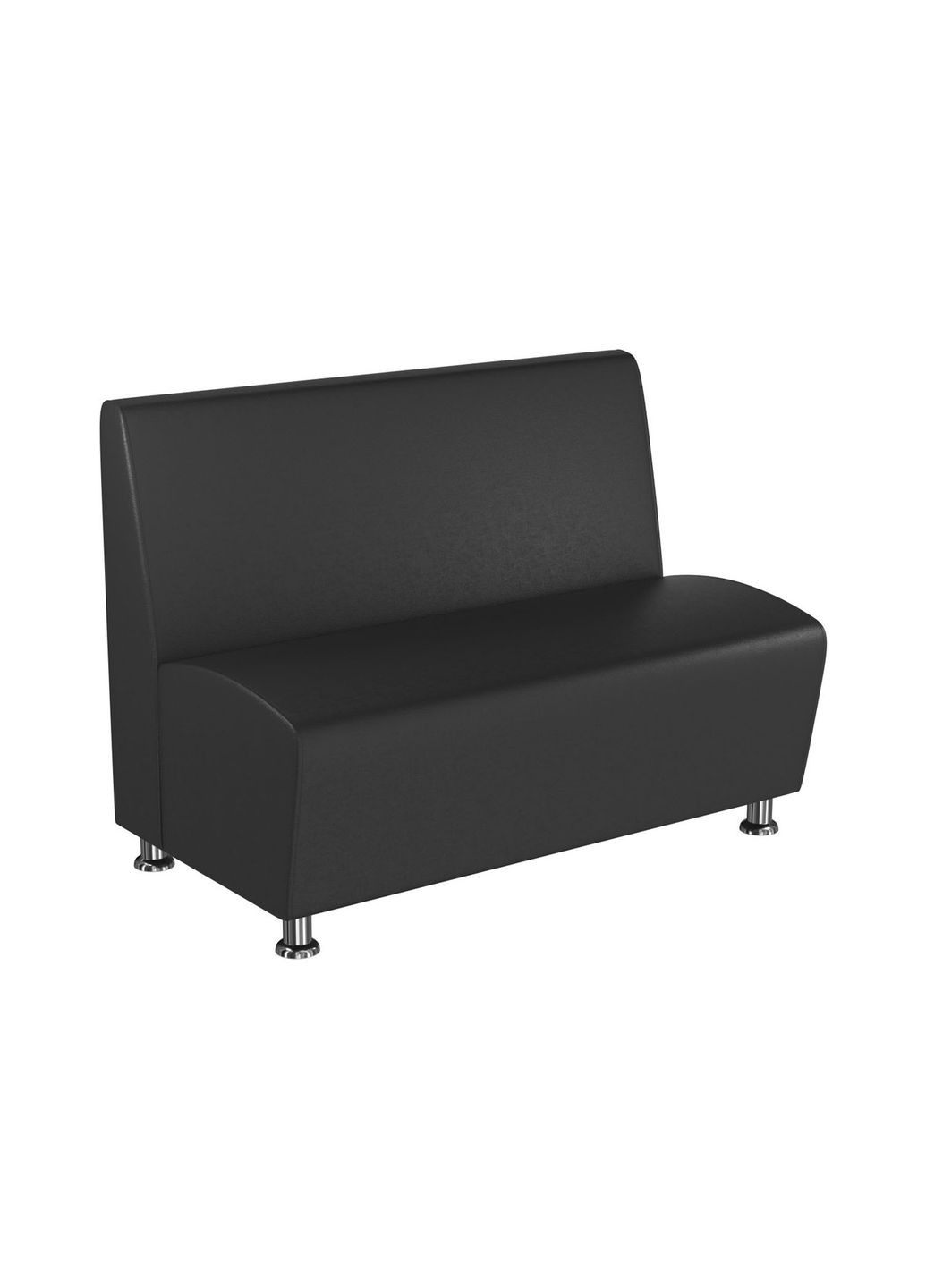 Диван Hit 120 см для кафе, ресторанів, барів, кальяних, зон очікування або відпочинку. Чорний (колір 2230) BNB Mebli (331163110)