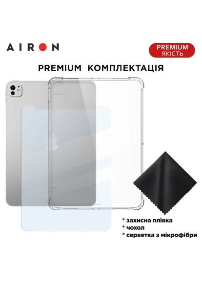 Чехол для планшета (4822352781136) Airon EVA Premium iPad Pro 11 / Air 11 2024 transparent (366520031)