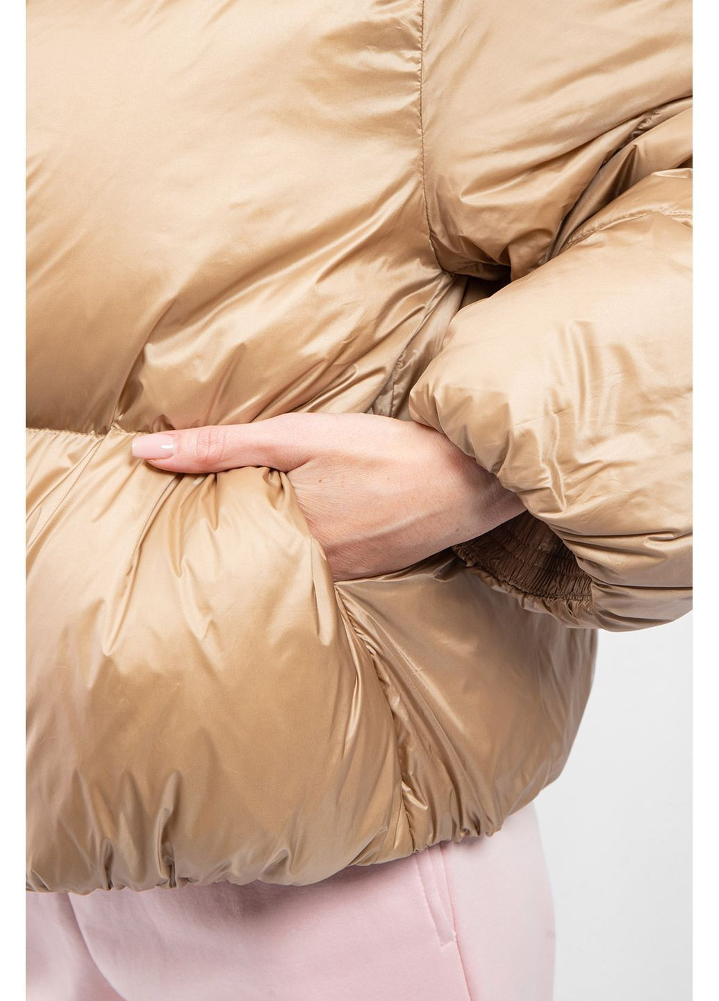 Бежевый зимний Пуховик Moncler