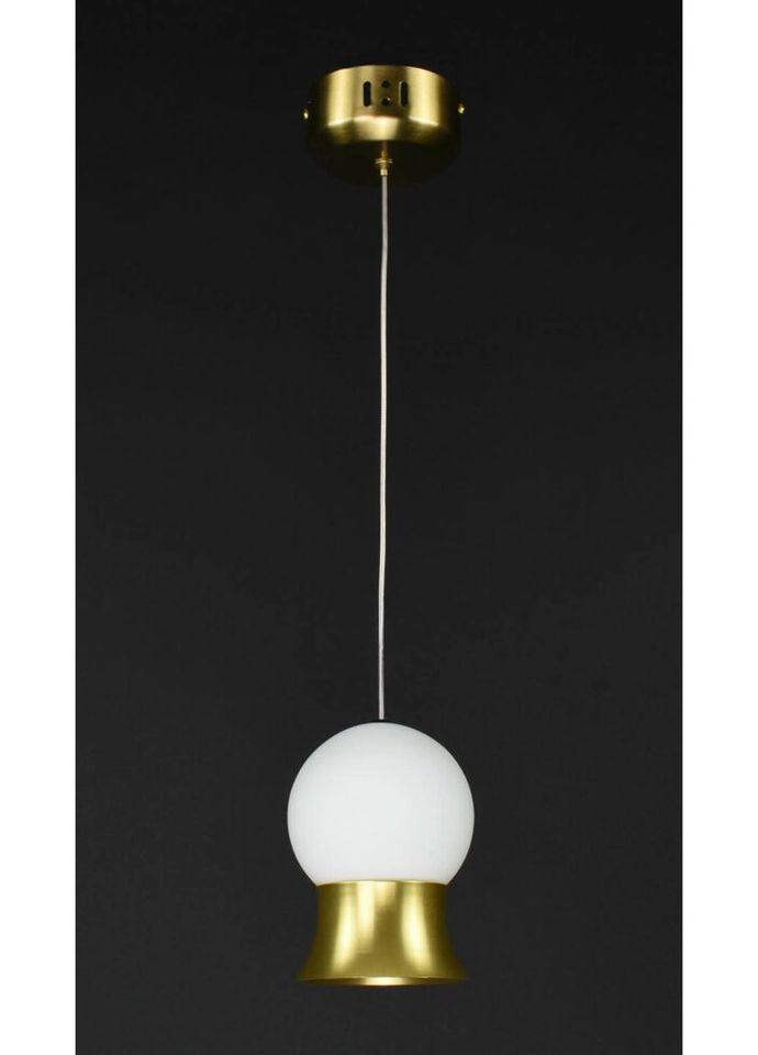 Люстра світлодіодна підвісна LED світильник для квартири на стелю ледве 27612 Латунь 20-180х10х10 см. Sunnysky (324395859)