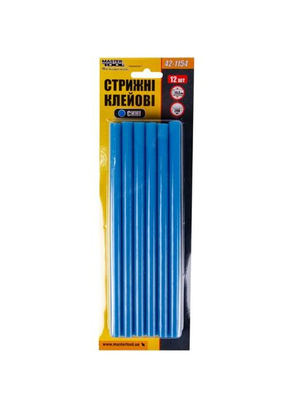 Стрижні клейові 11,2*200 мм, 12 шт, сині GM (42-1154) Mastertool (311558056)