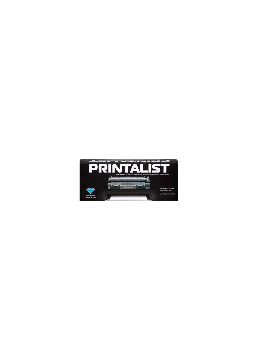 Картридж HP CLJ CP2025/CM2320, CC531A (HP-CC531A-PL) Printalist HP CLJ CP2025/CM2320, CC531A Cyan (388931414)