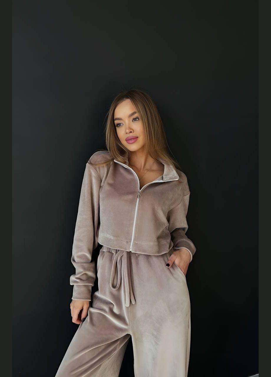 Жіночий легкий костюм на блискавці Fashion (333036802)