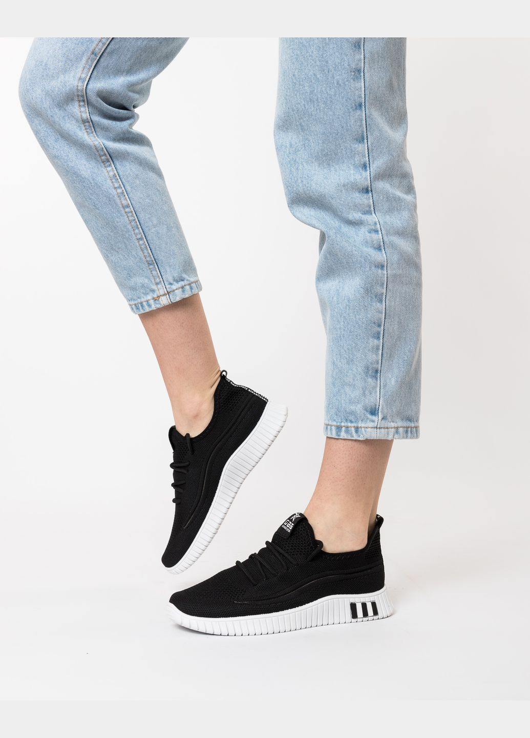 Кроссовки (2082Т) Linda чёрные (328912675)