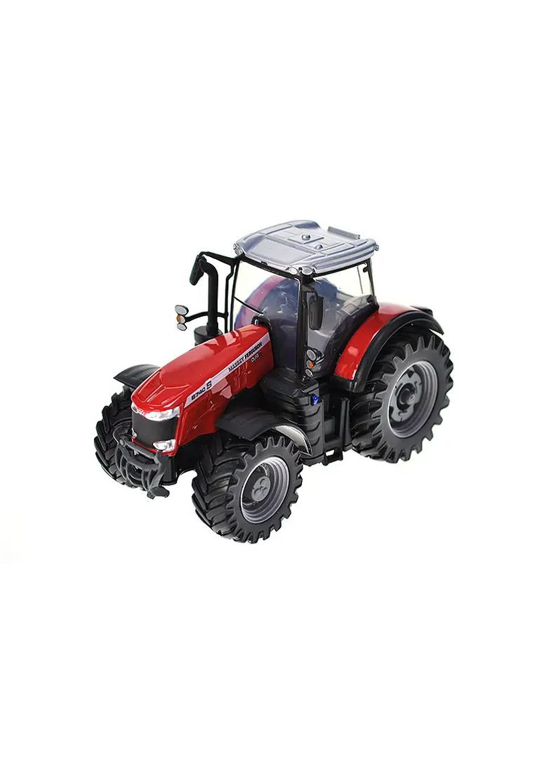 Модель спецтехники трактор Massey Ferguson 8740S инерционный пластик в ассортименте 18-31613 Bburago Маш6415 (370654429)