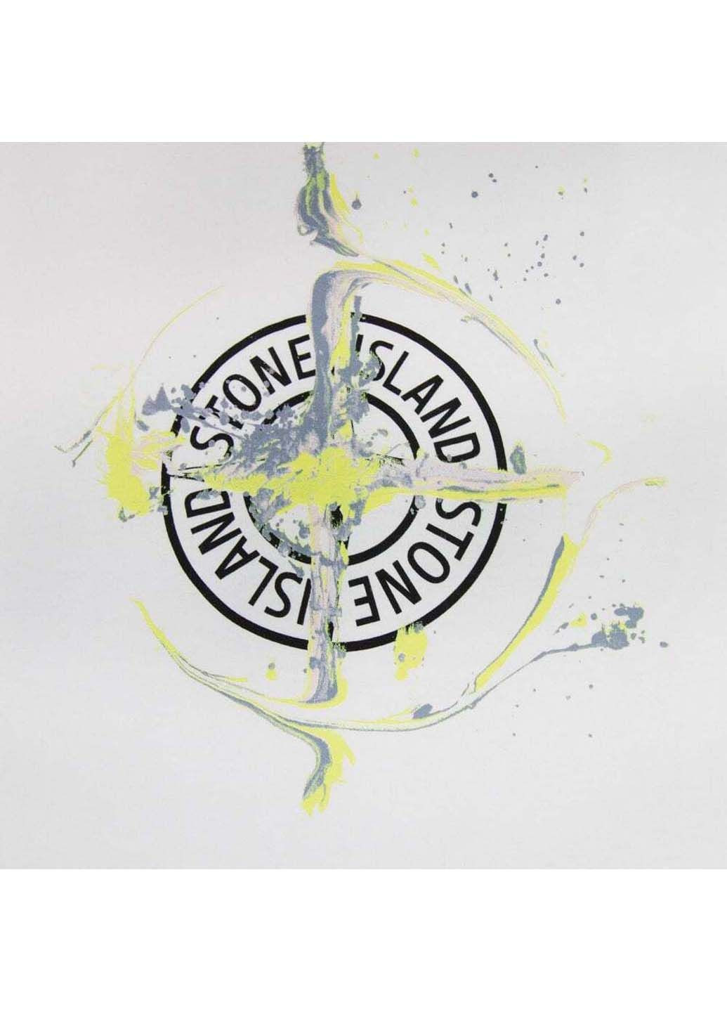 Біла футболка 21ss 2ns83 marble one white Stone Island