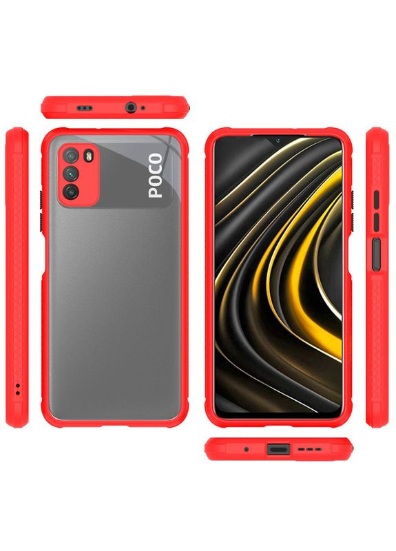 Противоударный чехол для Xiaomi Poco M3 защита камеры Ultimate Experience (322287823)