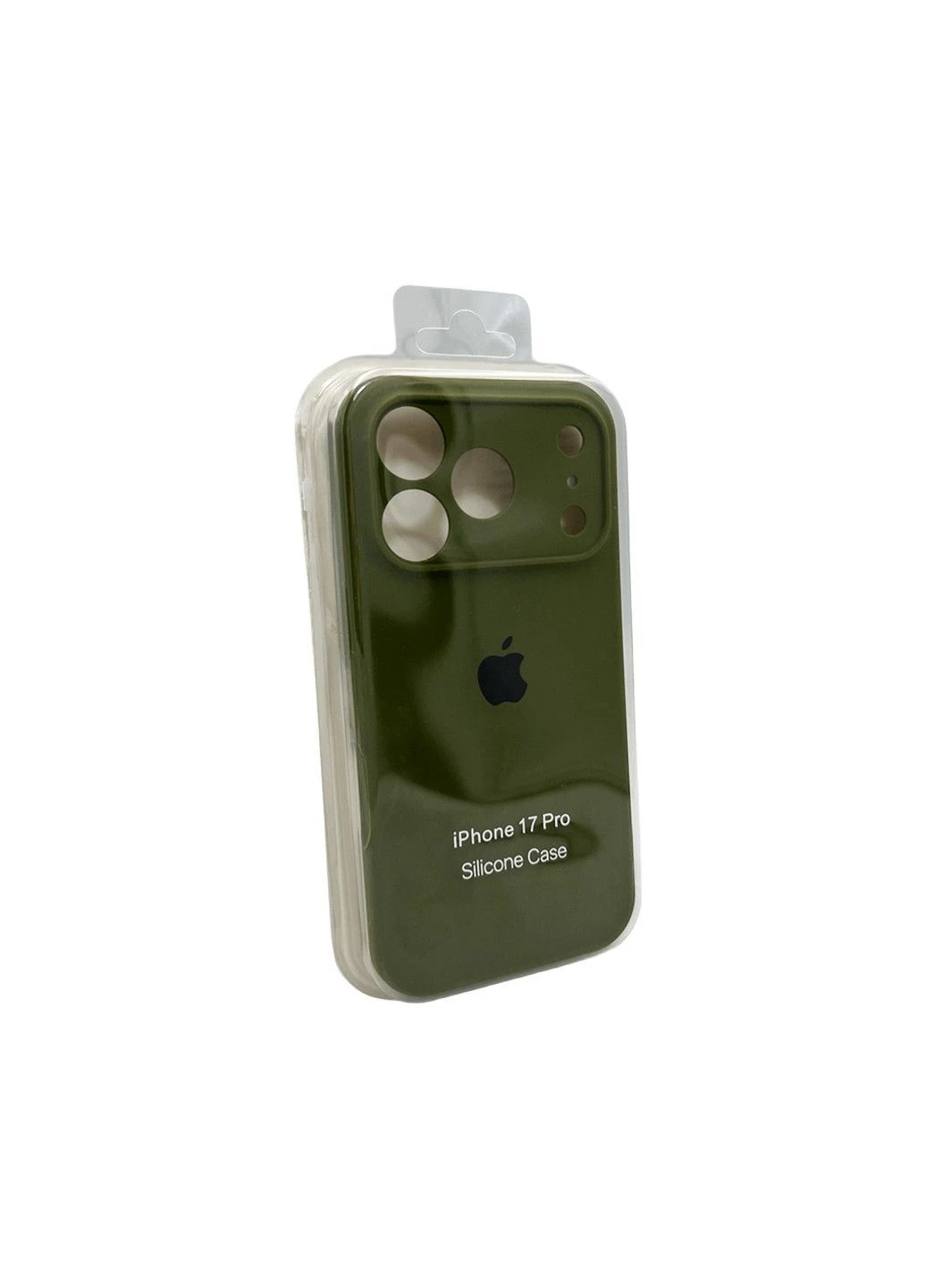 Чохол для смартфона Silicone Full Case AA Camera Protect для Apple iPhone 17 Pro Max 29, Army Green Silicone Case (382474634)