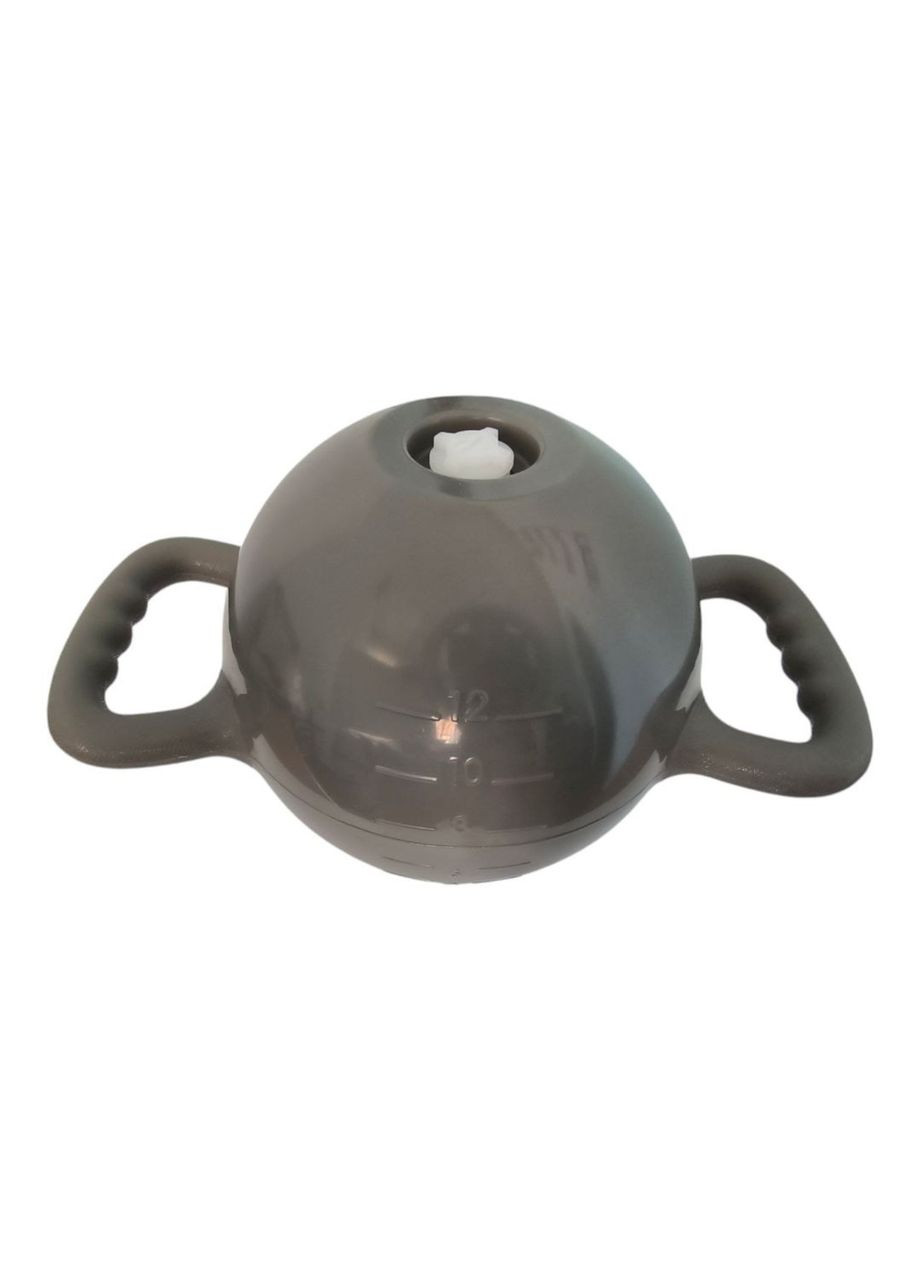 Гиря водоналивна для фітнесу 1,8-5,4 кг YJ-COC-G-СЕ сіра SNS (316141360)