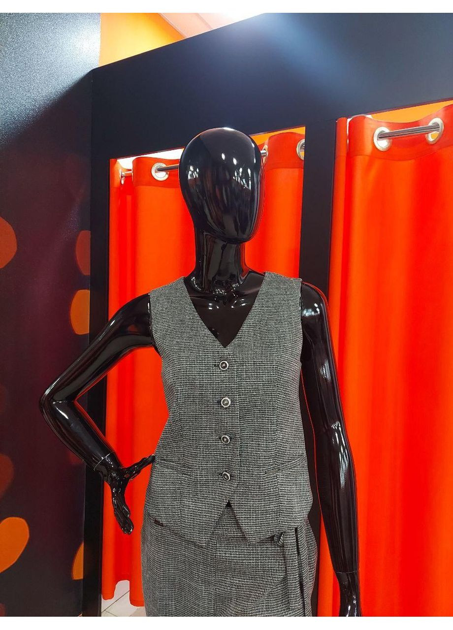 Серый женский жилет j.london женский классический на пуговицах костюмный под пиджак. J. London - всесезон