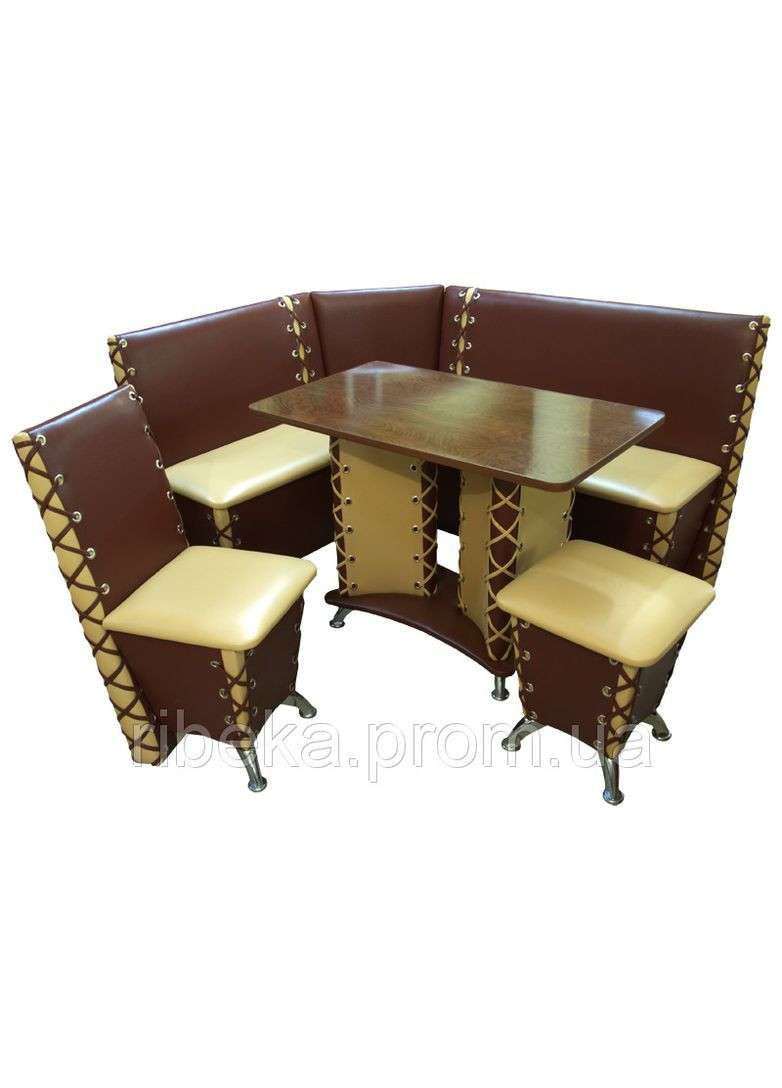 Кухонный уголок со столом и стульями Мустанг ТМ No Brand (322500753)