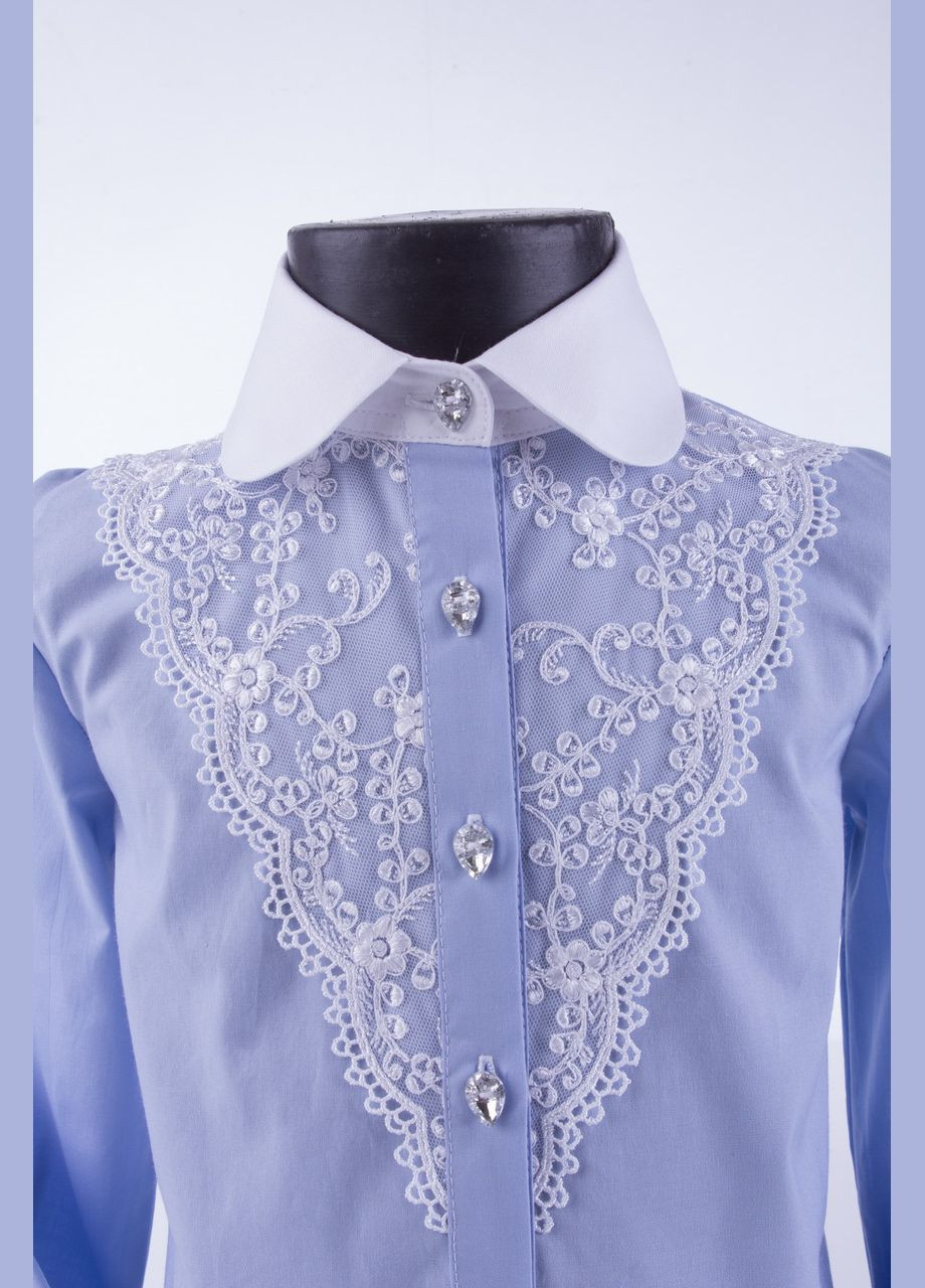 Голубая блузка Світ блуз демисезонная